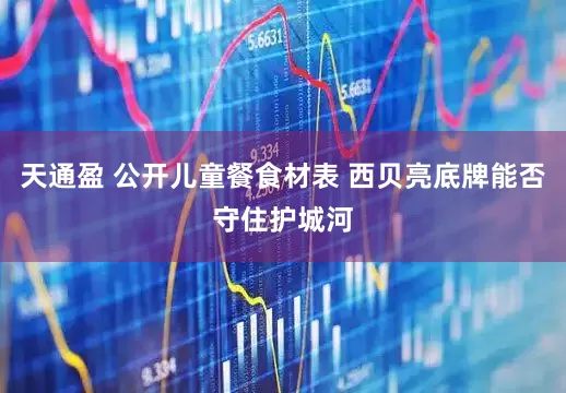 天通盈 公开儿童餐食材表 西贝亮底牌能否守住护城河